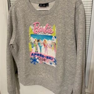 Barbie Gray Sweatshirt.  LAST CALL !!!!!!